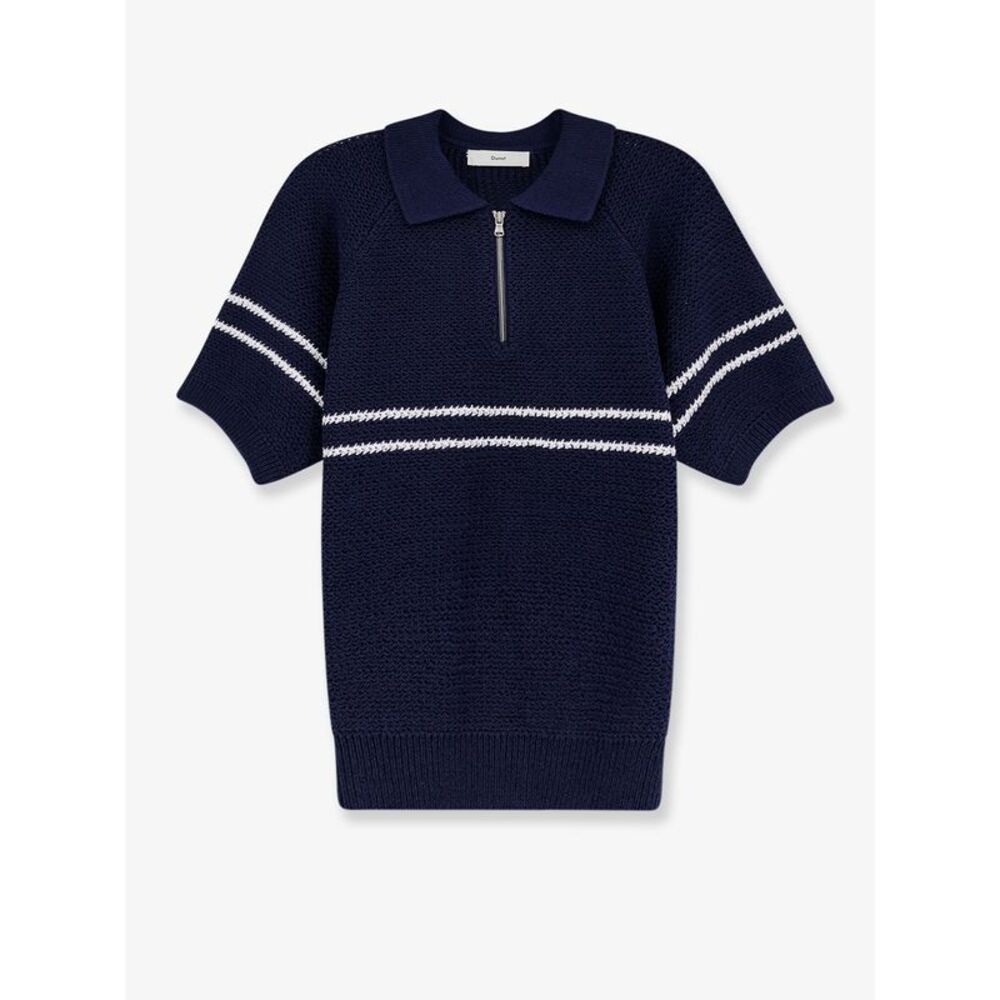 Dunst Men Half-Zip Cotton Blend Sweater